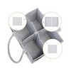 KeaBabies Baby Diaper Caddy Organizer, "Classic Gray" Gray - image 3 of 4