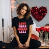 Simply Sage Market Women's Love More Worry Less Bold Short Sleeve Graphic Tee - 2 of 4