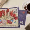 Unique Bargains Floral 3D Greeting Cards with Envelope and Message Note 1 Set - 2 of 4