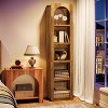 Lantine 70.86" Tall Narrow Bookshelf, 5-Tier Bookcase with Open Storage Shelves, Corner Book Shelf Organizer for Small Space, Home Office, Living Room - 4 of 4