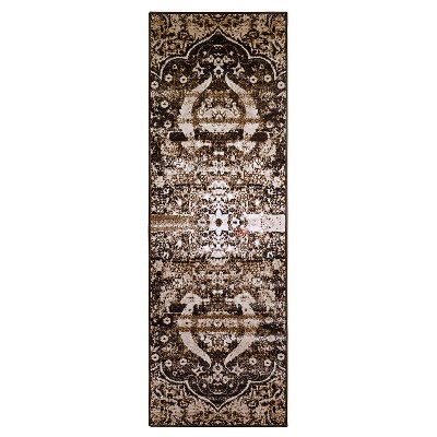 Bohemian Ornamental Medallion Eclectic Modern Indoor Area Rug by Blue Nile Mills
