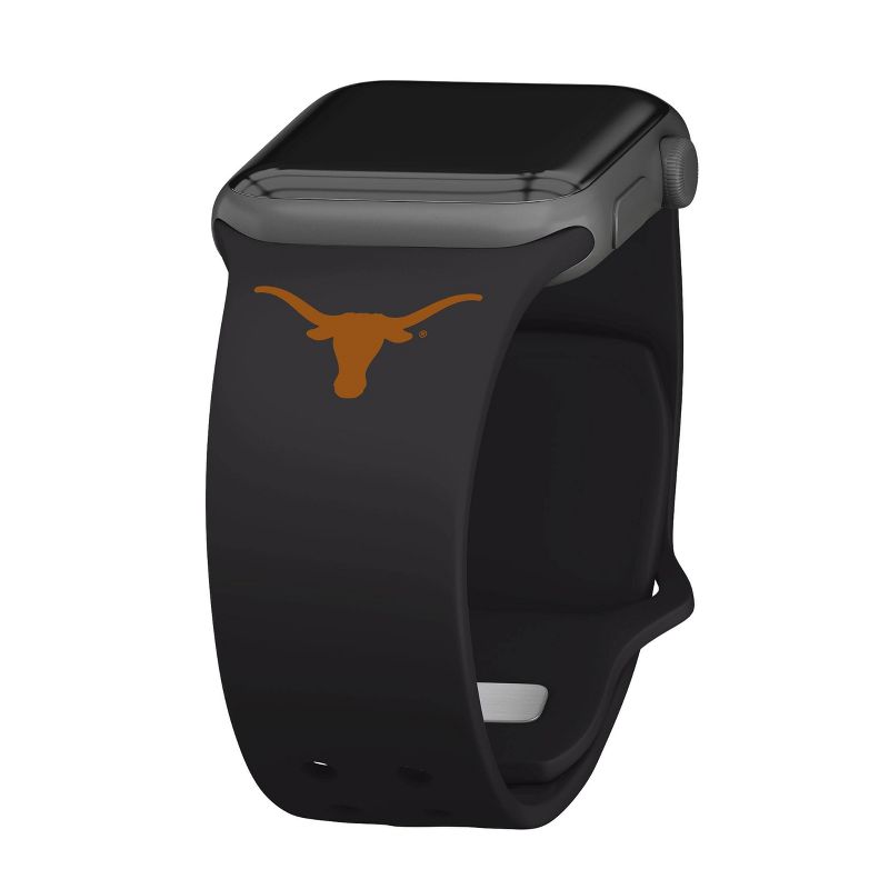 NCAA Texas Longhorns Silicone Apple Watch Band , 1 of 4
