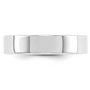 Black Bow Jewelry 5mm 14K Rose, White, or Yellow Gold Lightweight Flat Standard Fit Band - 3 of 4