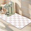 REGALWOVEN Diatomite Checkered Quick Drying Dish Drying Mat 1 Pc - 4 of 4