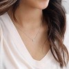 Small Initial Necklace for Women, Stainless Steel Tiny Letter Personalized Pendant - 3 of 4