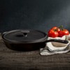 The Lakeside Collection Mason Pre Season Craft Iron Cookware - 11" Grill Pan - 4 of 4