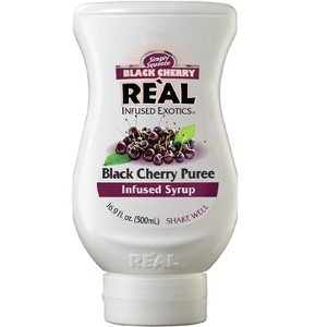 Reàl Infused Exotics Simply Squeeze Infused Syrup Black Cherry 16.9oz Bottle for Mix- ologists, Chefs, Cooks - 1 of 4