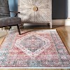 Nuloom Rory Tear Pendant Medallion Indoor Area Rug, 4' x 6', Beige - 2 of 4