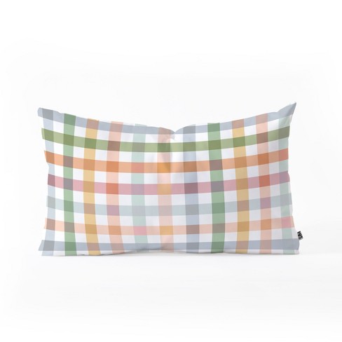 Ninola Design Countryside Gingham Picnic Oblong Throw Pillow - Society6 - image 1 of 2