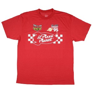 Seven Times Six Toy Story Pizza Planet Shirt Mens The Claw Who Will Be Chosen Graphic Tee Red - 1 of 3