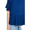 Women's Boat Neck Tiered Ruffle Sleeve Top - Culture Code L - 4 of 4