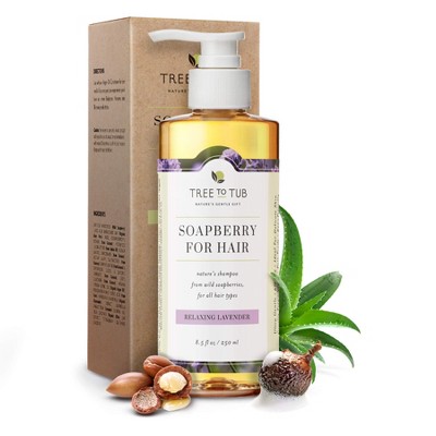 Tree To Tub, Argan Oil Moisturizing Shampoo, Sulfate Free, Hydrating for Dry Hair & Sensitive Scalp, Lavender, 8.5 fl oz (250 ml)