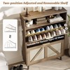 Shoe Cabinet with 2 Flip Drawers & Open Storage - 4 of 4