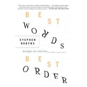 Best Words, Best Order - 2nd Edition by  S Dobyns (Paperback) - 1 of 1