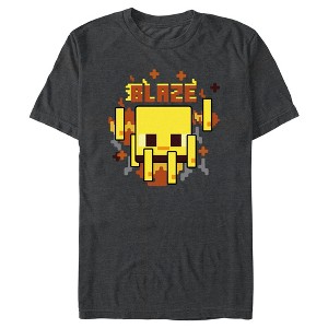 Men's Minecraft Blaze Badge T-Shirt - 1 of 4