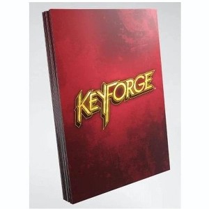 Gamegenic KeyForge Logo Sleeves | Matte Printed Sleeves for KeyForge Card Game | Pack of 40 | Protects a Complete KeyFordge Deck of Cards | Card Game - 1 of 2
