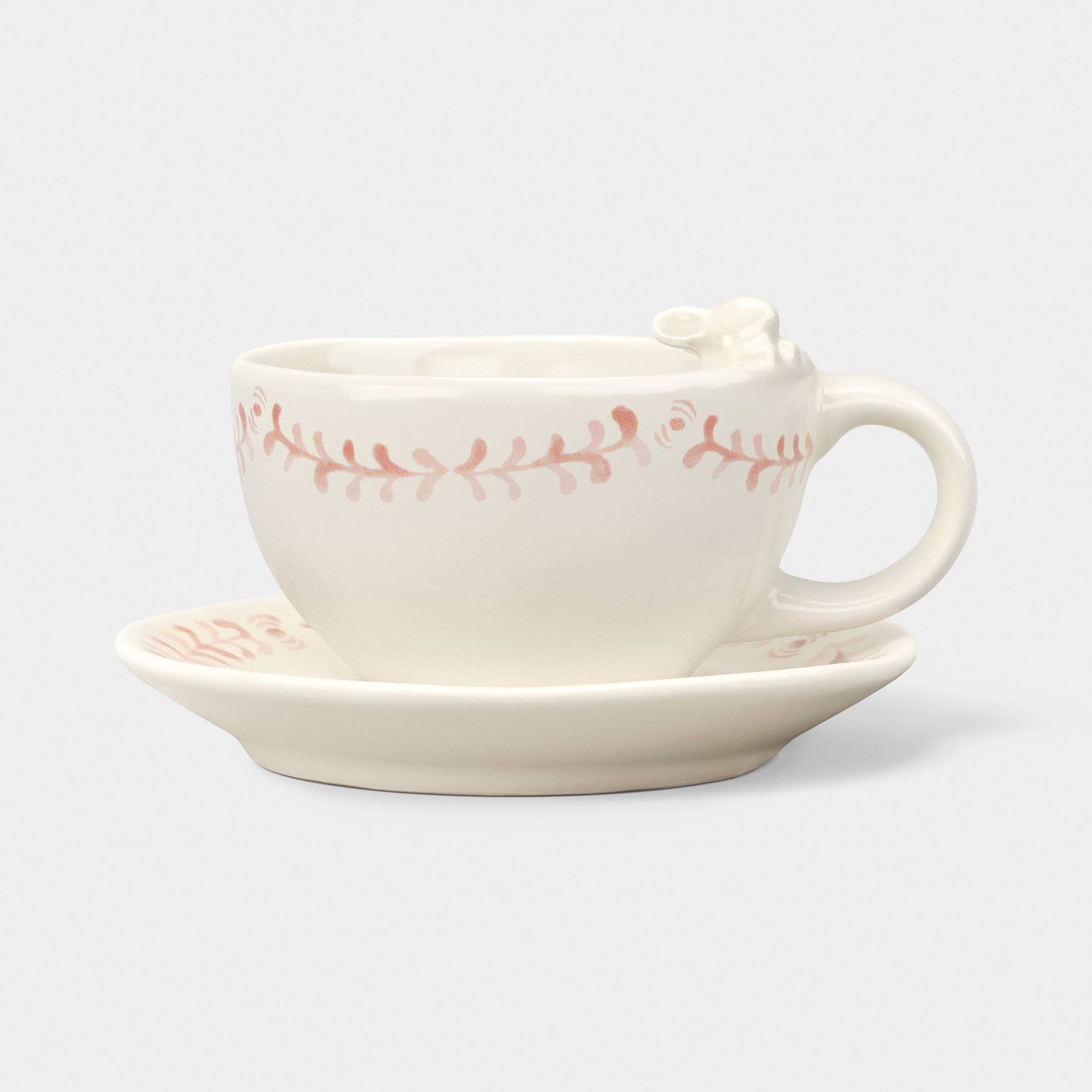 5.63 fl oz Easter Bunny Tea Cup with Saucer - Threshold™