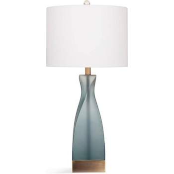Bassett Mirror Company Anthea Table Lamp Blue Frosted Blue