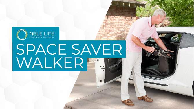 Able Life Space Saver Walker, 2 of 10, play video