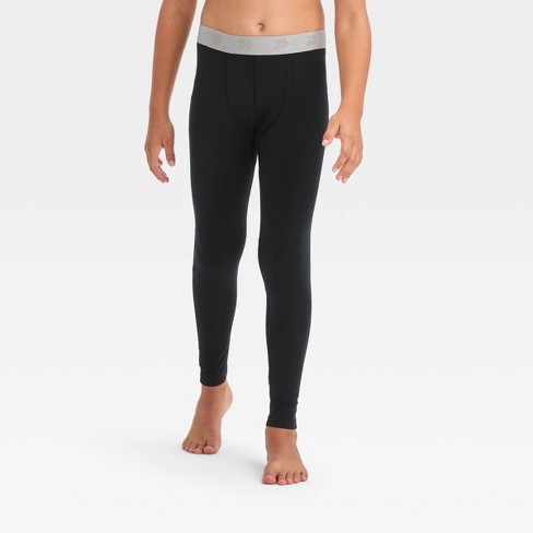 Boys' Fitted Performance Tights - All In Motion™ Black S