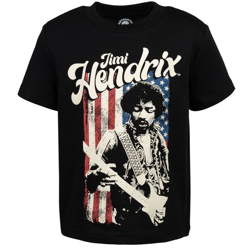 Jimi Hendrix 3 Pack Graphic T-Shirts Toddler, 4 of 10