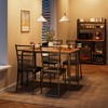 Dining Table for 4, Small Table and Chairs Set of 4, Dinette Set for 4, Square Dinner Table Set, Kitchen & Dining Room Sets for Small Space - 4 of 4