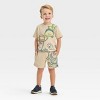 Toddler Boys' Disney Toy Story Top and Bottom Set - Beige - image 3 of 3