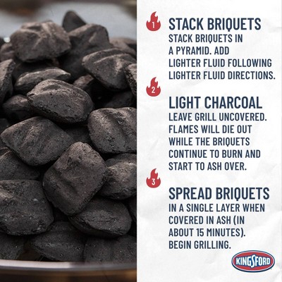 Kingsford 8 lb Black Charcoal Briquettes for Grilling
