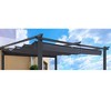 Replacement Canopy Top Fabric for 10x10 Ft Outdoor Patio Retractable Pergola Sunshelter Pergola Canopy - 4 of 4