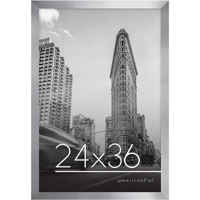 Americanflat Poster Frame with Polished Plexiglass - Hanging Hardware Included