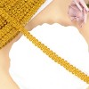 Gimp Braid Trim, 27 Yards Gold and Silver Metallic Edge Woven Trim, Curtain Slipcover Costume Decoration Sewing DIY Craft - 2 of 4