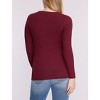 Women's Square Neck Rib Knit Long Sleeve Tee | Motherhood Maternity - 2 of 4