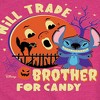 Girls' - Lilo and Stitch - Will Trade Brother for Candy Fitted Short Sleeve Graphic T-Shirt - 2 of 4