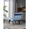 NicBex Modern Accent Chair, Button Tufted Living Room Chairs with Wooden Legs, Lounge Chair Single Sofa Chair Reading Chair for Living Room, Office - 4 of 4
