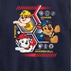 Boys' - Paw Patrol - Chase Rubble Marshall Hexagons Graphic Long Sleeve Fleece Sweatshirt - 2 of 4