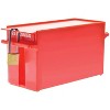 Nadex Coins™ Large Capacity Rolled Pennies Coin Storage Box in Red - 2 of 4
