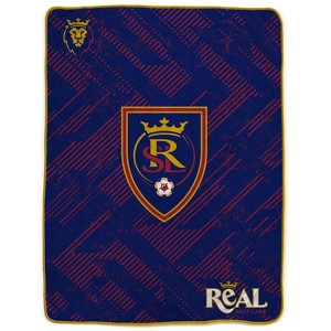 MLS Real Salt Lake Tech Crest Ultra Cozy Throw Blanket - 1 of 3