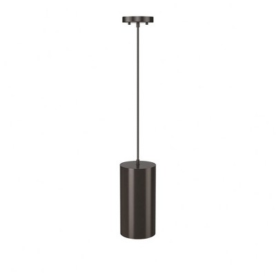 Searcy Mini Bronze Glass Outdoor Pendant Light - 7.5" x 15.2"