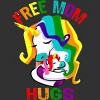 Adult Design By Humans Free Mom Hugs Unicorn Pride By Avocato T-Shirt - 2 of 2