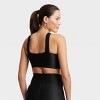 Women's Light Support Shine Ribbed Halter Longline Sports Bra - All In Motion™ - image 2 of 4