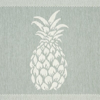 Mint Green Pineapple Anti-Fatigue Kitchen Mat, 19.6" x 32"