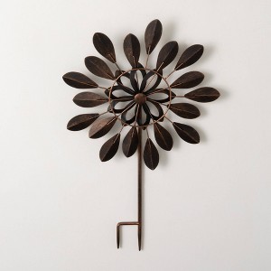 Sullivans Spinning Metal Flower Stake 26"H - 1 of 4