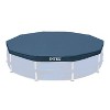 Intex 15 Foot Round Debris Cover and Vinyl Solar Cover for Above Ground Pools - 2 of 4