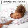 Sweet Jojo Designs Girl Twin Comforter Bedding Set Butterfly Blush Pink and Purple 4pc - 4 of 4