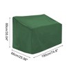 Unique Bargains Dustproof Outdoor Bench Sofa Dust Cover - 2 of 4