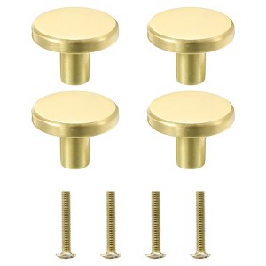 Unique Bargains Zinc Alloy Rustproof Corrosion Resistant Smooth Surface Cabinet Knob 4 Pcs - 1 of 4