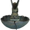 Sunnydaze 30"H Electric Fiberglass Fairy Shell Outdoor Water Fountain - 2 of 4