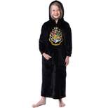 Harry Potter Hogwarts Costume Kids Wearable Blanket Pullover Robe Black