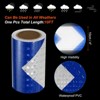 Unique Bargains Waterproof Self-Adhesive Warning Safety Reflective Tape - 3 of 4