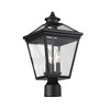 Savoy House Ellijay 3 - Light Post Light in  Black - 3 of 4